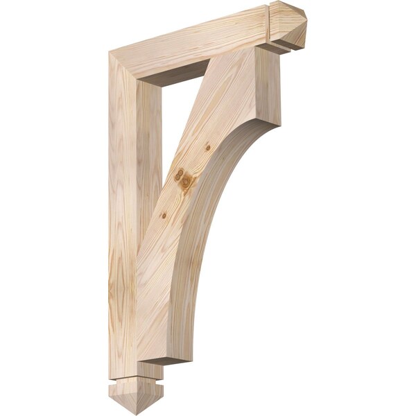 Ekena Millwork Westlake Arts & Crafts Smooth Bracket, Douglas Fir, 3 1/2"W x 22"D x 34"H BKT04X22X34WTL03SDF - main